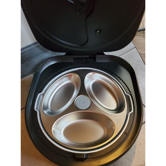 USED. PETLIBRO POLAR .STEEL BOWL. BLACK. WET FOOD PET CAT FEEDER  *LIKE NEW - Picture 2 of 11